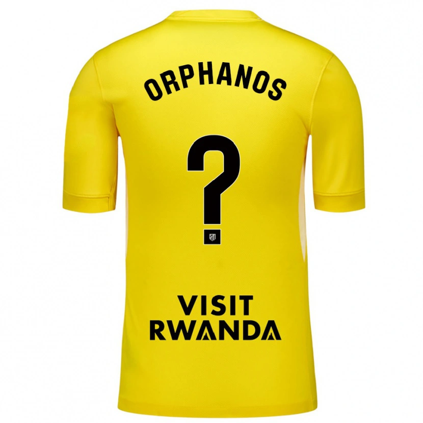 Danxen Women Stamatis Orphanos #0 Yellow Black Goalkeeper Jersey 2025/26 T-Shirt