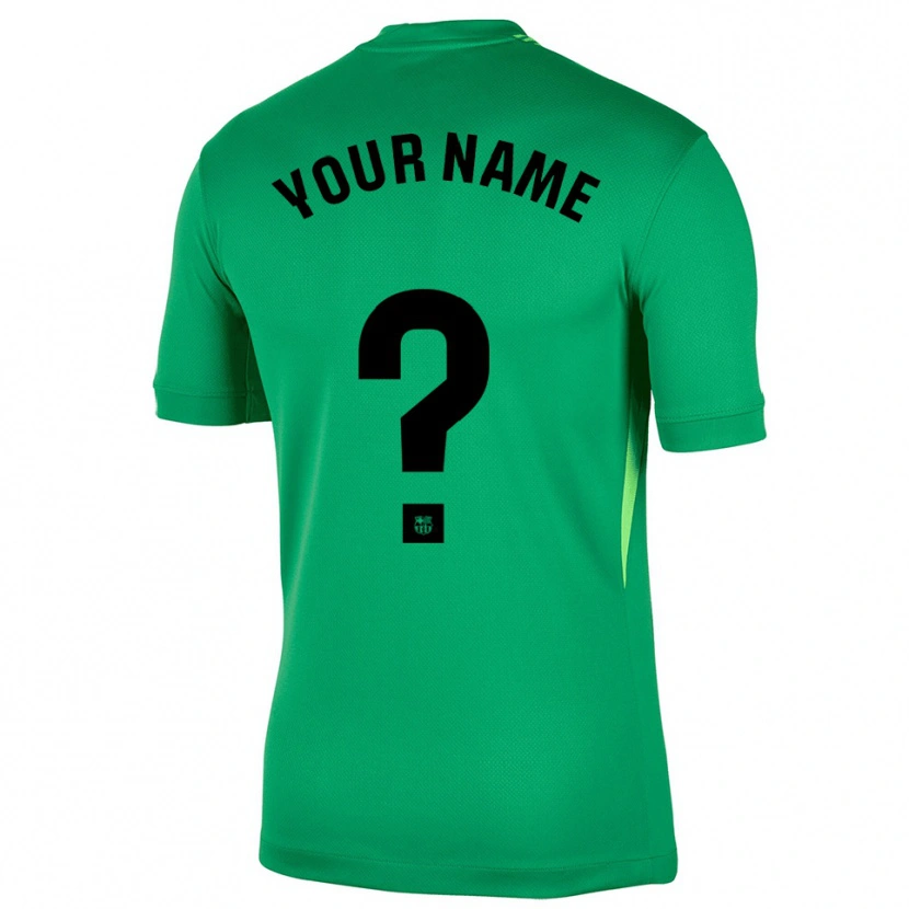 Danxen Women Barcelona Green Black Goalkeeper Jersey 2025/26 T-Shirt