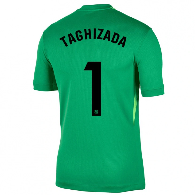 Danxen Women Eldar Taghizada #1 Green Black Goalkeeper Jersey 2025/26 T-Shirt