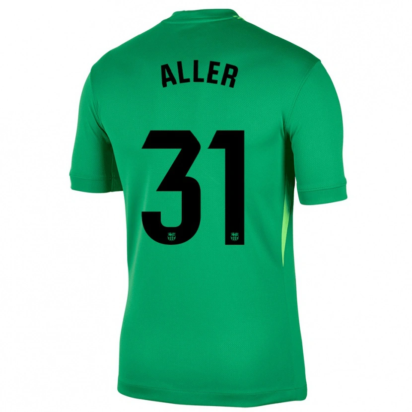 Danxen Women Eder Aller #31 Green Black Goalkeeper Jersey 2025/26 T-Shirt