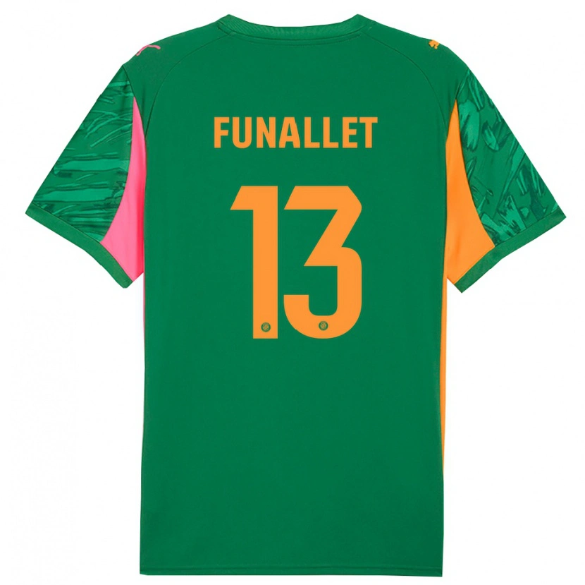 Danxen Women Pau Funallet #13 Green Orange Goalkeeper Jersey 2025/26 T-Shirt