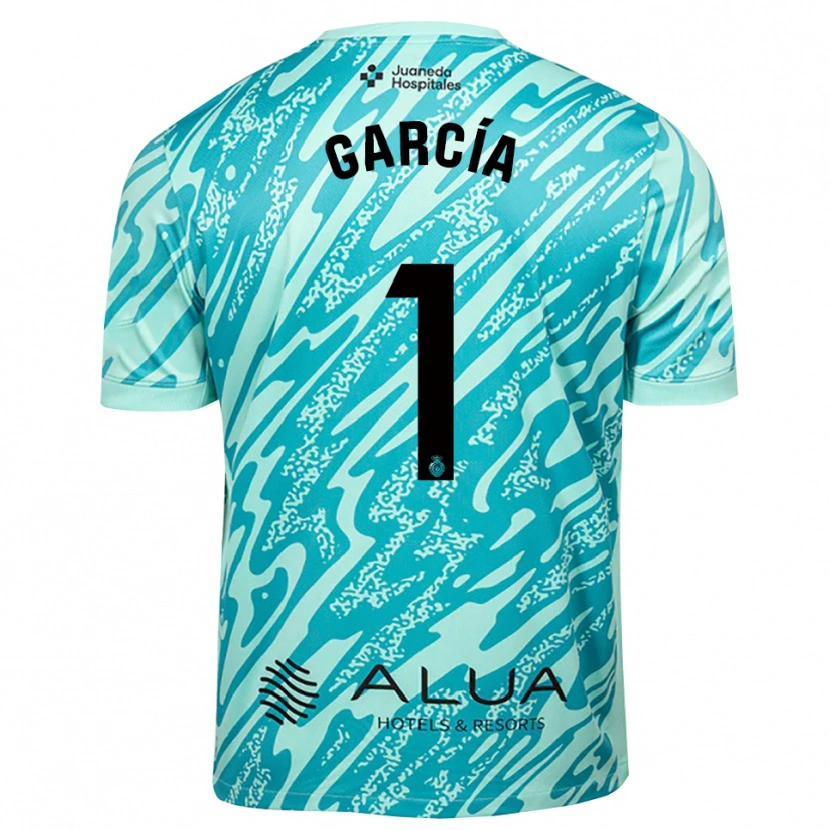 Danxen Women Pere García #1 Cyan Black Goalkeeper Jersey 2025/26 T-Shirt