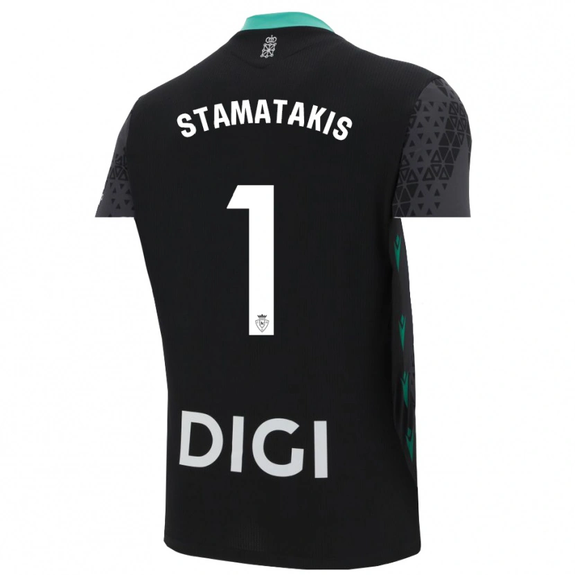 Danxen Women Dimitrios Stamatakis #1 Dark Gray Black Goalkeeper Jersey 2025/26 T-Shirt