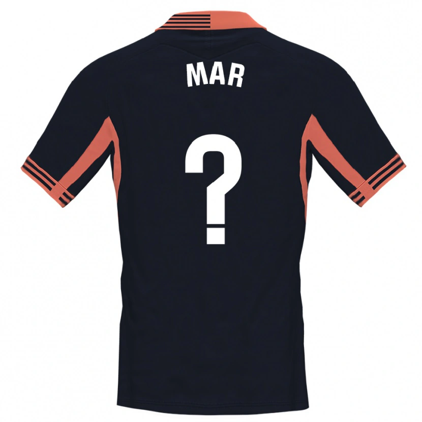 Danxen Women Mar Segarra Casanova #0 Black White Orange Goalkeeper Jersey 2025/26 T-Shirt