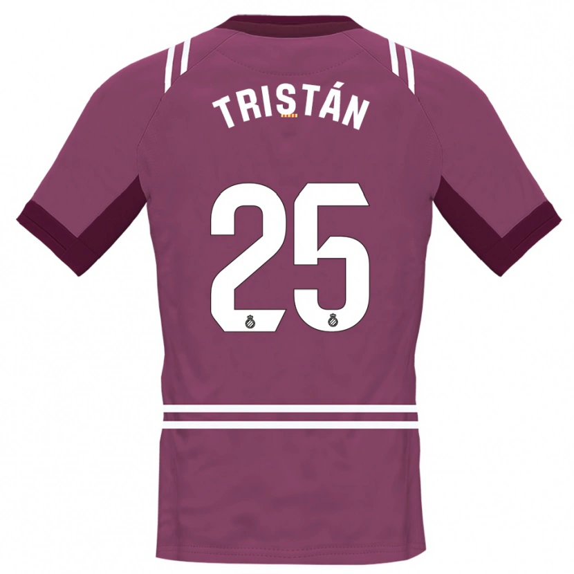 Danxen Women Pol Tristán #25 Burgundy White Goalkeeper Jersey 2025/26 T-Shirt