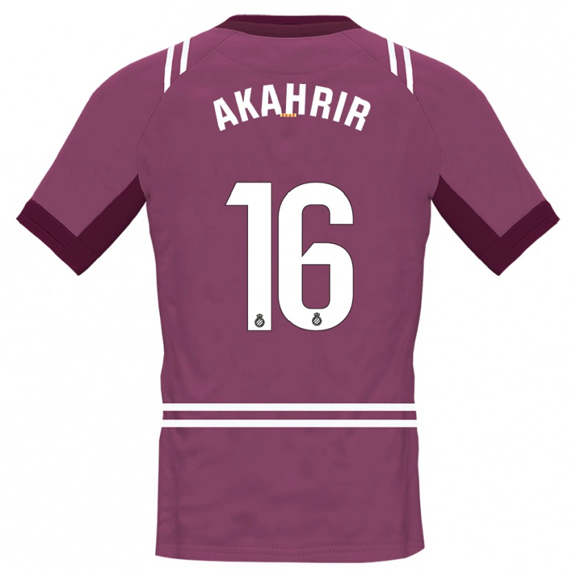 Danxen Women Mohamed Akahrir #16 Burgundy White Goalkeeper Jersey 2025/26 T-Shirt