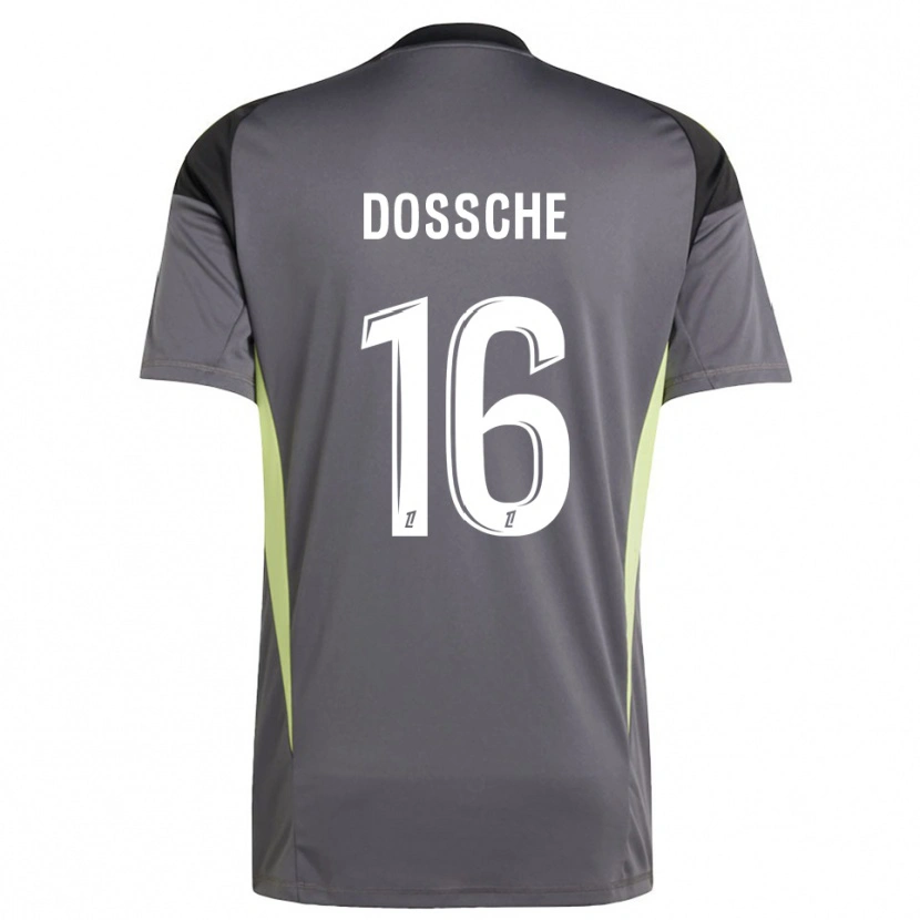 Danxen Women Marvin Dossche #16 Dark Gray Green Goalkeeper Jersey 2025/26 T-Shirt
