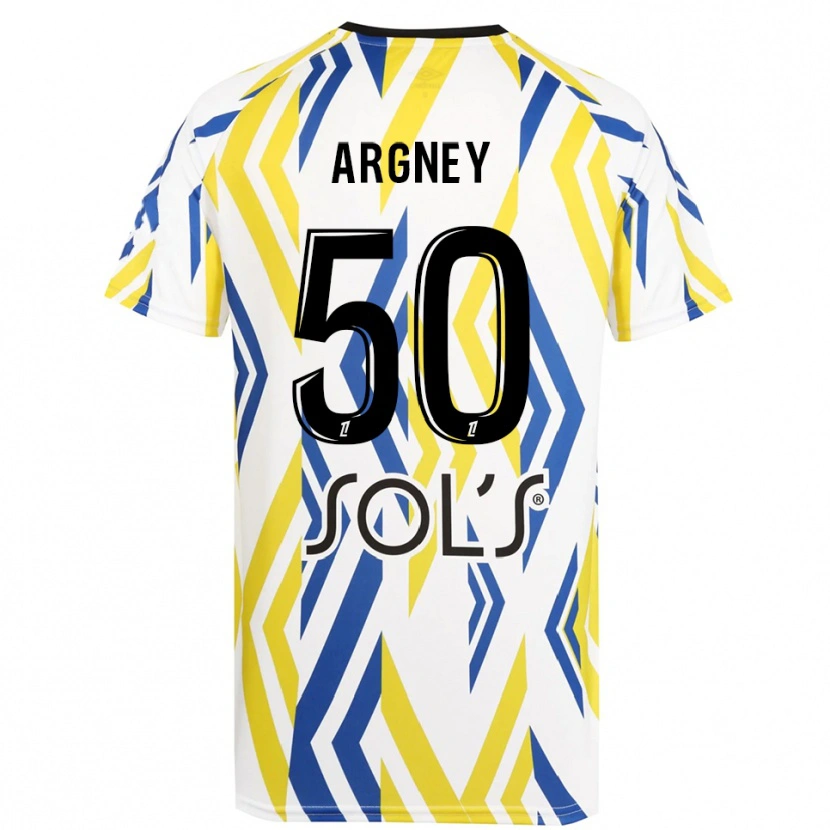 Danxen Women Paul Argney #50 White Red Blue Goalkeeper Jersey 2025/26 T-Shirt