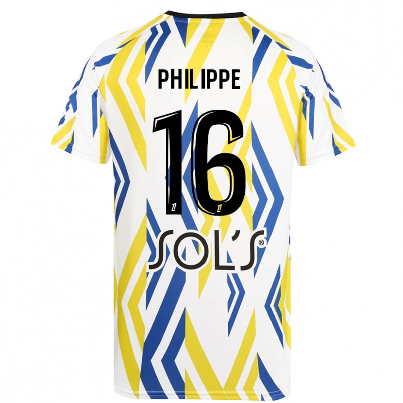 Danxen Women Laëtitia Philippe #16 White Red Blue Goalkeeper Jersey 2025/26 T-Shirt