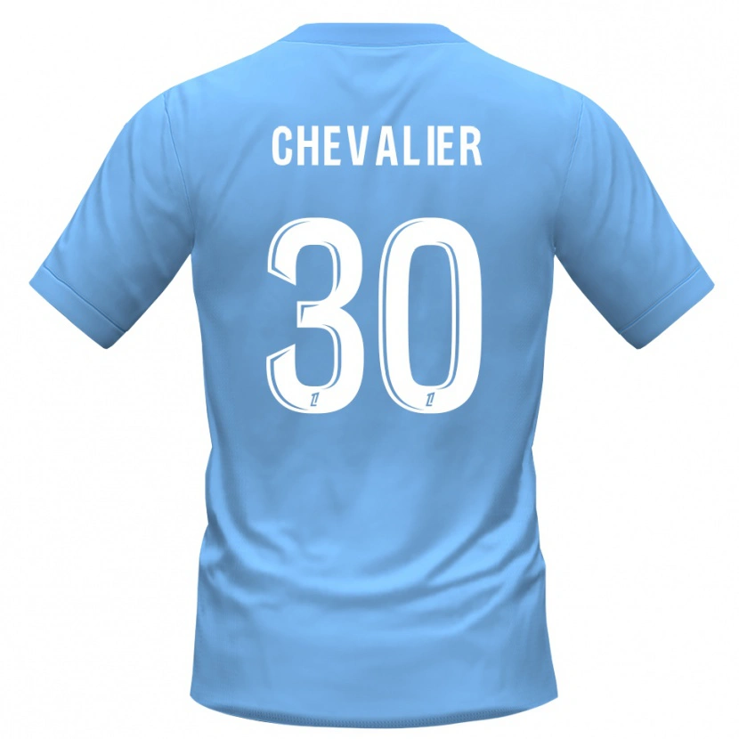 Danxen Women Lucas Chevalier #30 Blue Black Goalkeeper Jersey 2025/26 T-Shirt