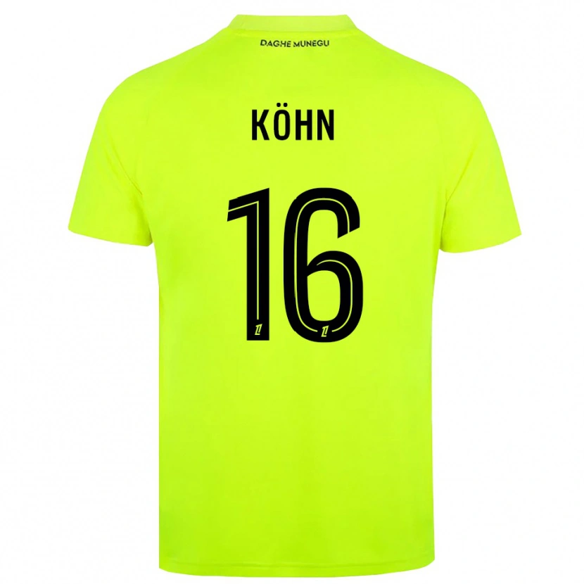 Danxen Women Philipp Köhn #16 Fluorescent Green Black Goalkeeper Jersey 2025/26 T-Shirt