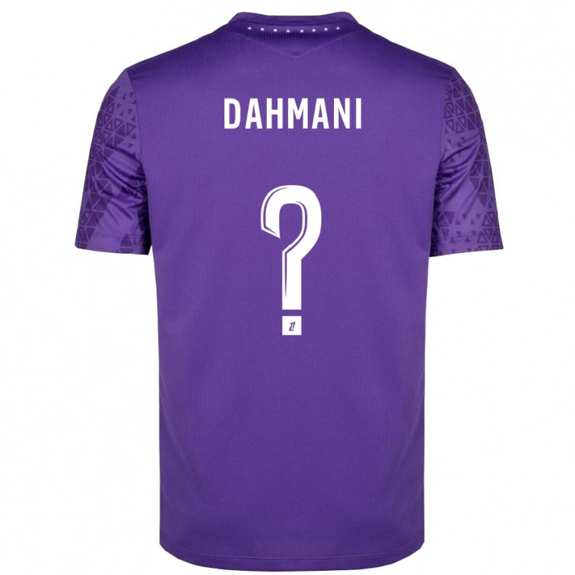 Danxen Women Waël Dahmani #0 Purple White Goalkeeper Jersey 2025/26 T-Shirt