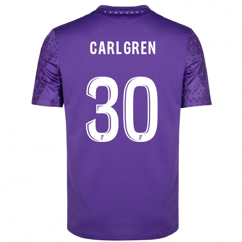 Danxen Women Patrik Carlgren #30 Purple White Goalkeeper Jersey 2025/26 T-Shirt