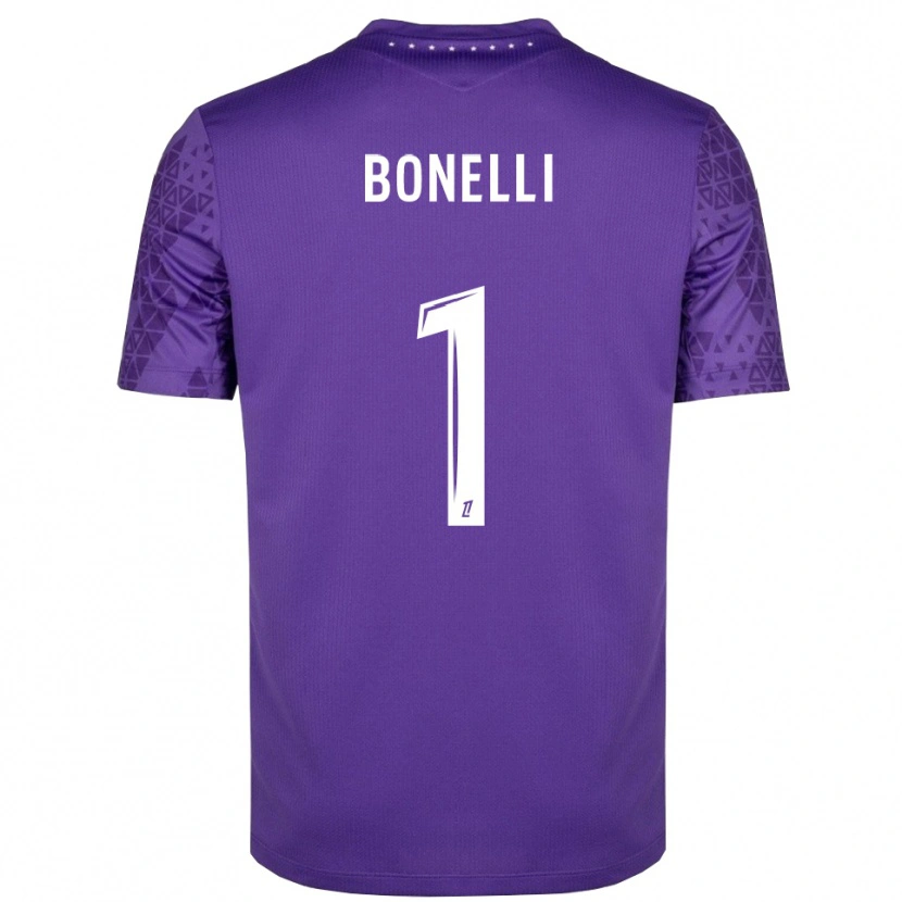 Danxen Women Lucas Bonelli #1 Purple White Goalkeeper Jersey 2025/26 T-Shirt
