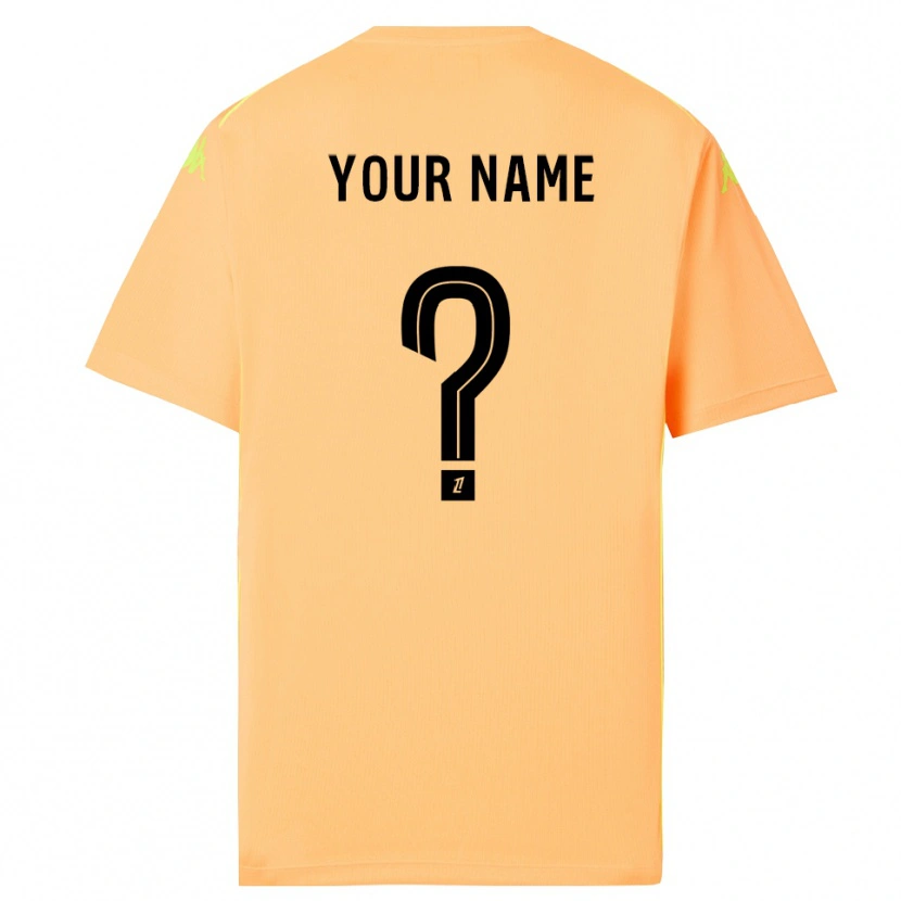 Danxen Women OGC Nice Light Orange Black Goalkeeper Jersey 2025/26 T-Shirt