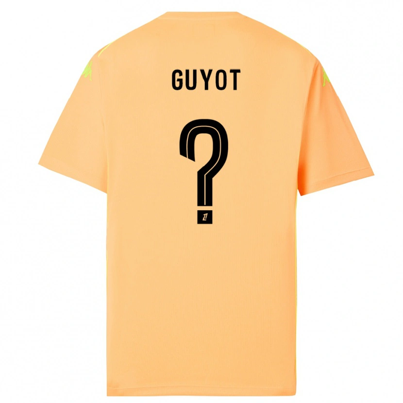 Danxen Women Loucas Guyot #0 Light Orange Black Goalkeeper Jersey 2025/26 T-Shirt