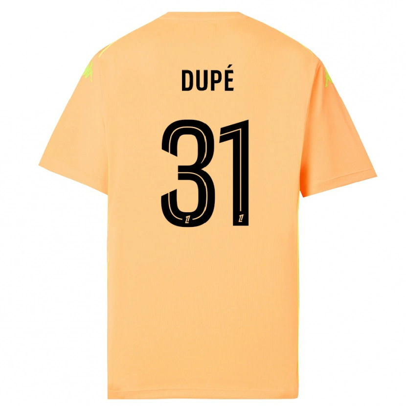Danxen Women Maxime Dupé #31 Light Orange Black Goalkeeper Jersey 2025/26 T-Shirt