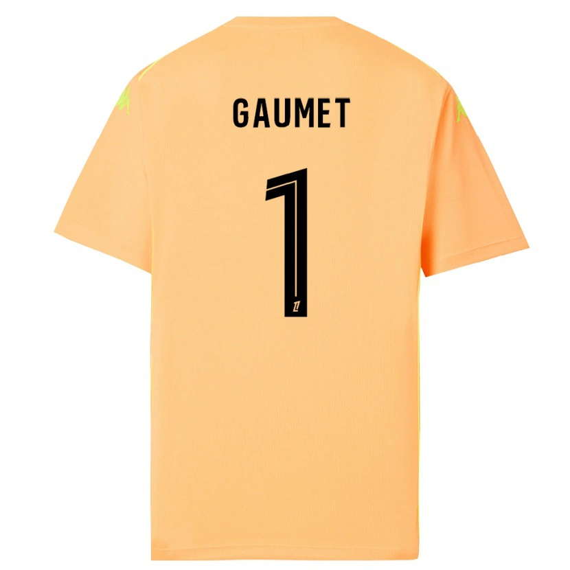 Danxen Women Noa Gaumet #1 Light Orange Black Goalkeeper Jersey 2025/26 T-Shirt