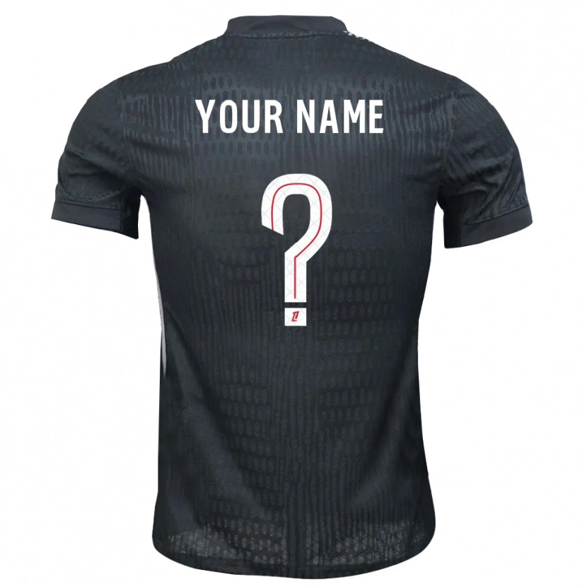 Danxen Women Paris Saint-Germain Dark Gray Black Goalkeeper Jersey 2025/26 T-Shirt