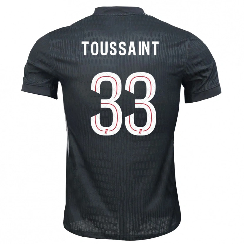 Danxen Women Océane Toussaint #33 Dark Gray Black Goalkeeper Jersey 2025/26 T-Shirt