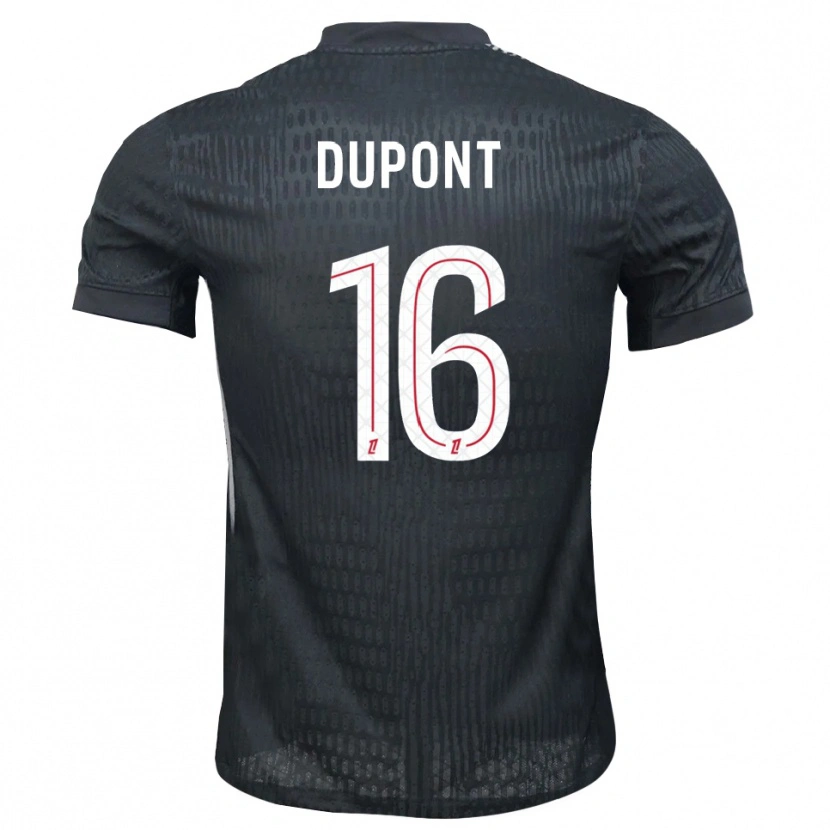Danxen Women Raphaël Dupont #16 Dark Gray Black Goalkeeper Jersey 2025/26 T-Shirt