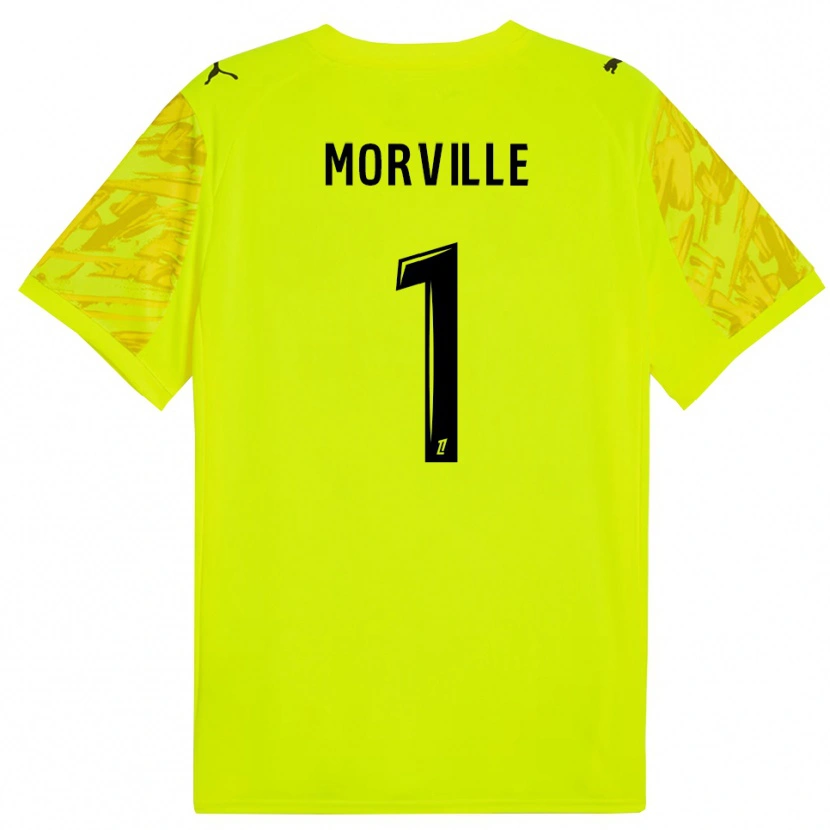 Danxen Women Matisse Morville #1 Fluorescent Green Yellow Goalkeeper Jersey 2025/26 T-Shirt