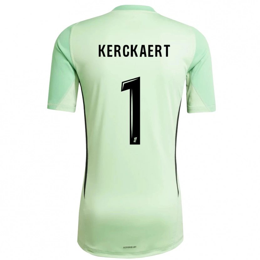Danxen Women Gabriel Kerckaert #1 Light Green Black Goalkeeper Jersey 2025/26 T-Shirt