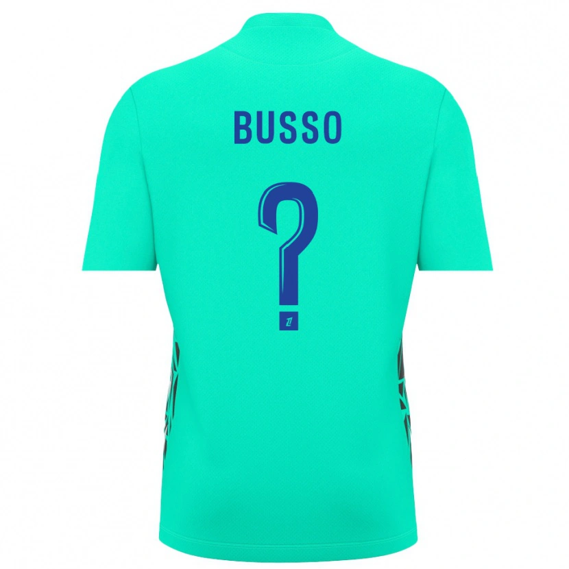 Danxen Women Louise Busso #0 Aquamarine Blue Goalkeeper Jersey 2025/26 T-Shirt