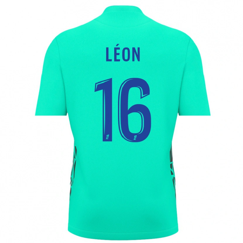Danxen Women Donovan Léon #16 Aquamarine Blue Goalkeeper Jersey 2025/26 T-Shirt