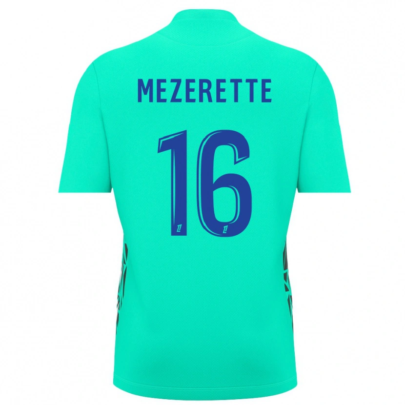 Danxen Women Louis Mezerette #16 Aquamarine Blue Goalkeeper Jersey 2025/26 T-Shirt