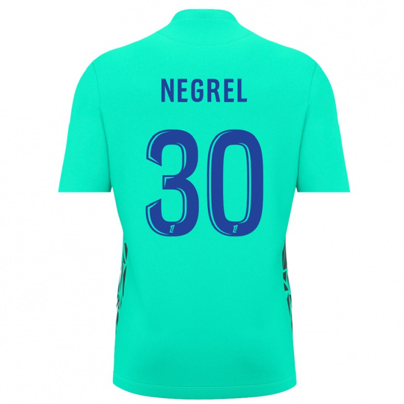 Danxen Women Tom Negrel #30 Aquamarine Blue Goalkeeper Jersey 2025/26 T-Shirt