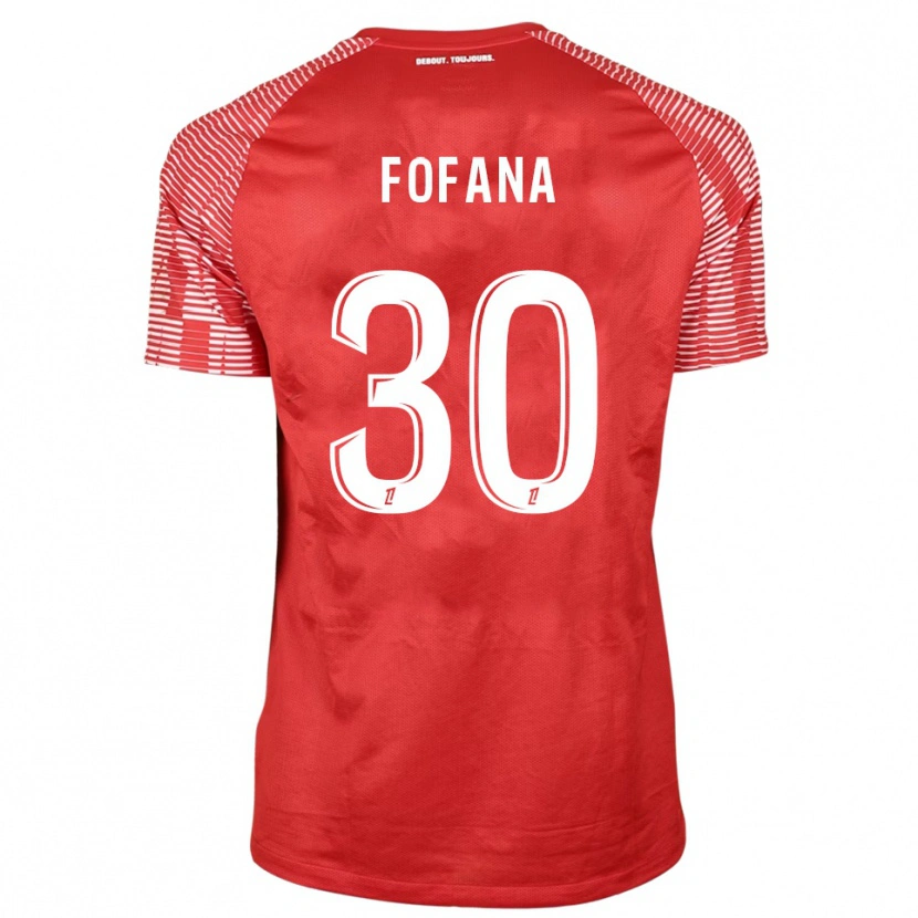 Danxen Women Yahia Fofana #30 Red White Goalkeeper Jersey 2025/26 T-Shirt
