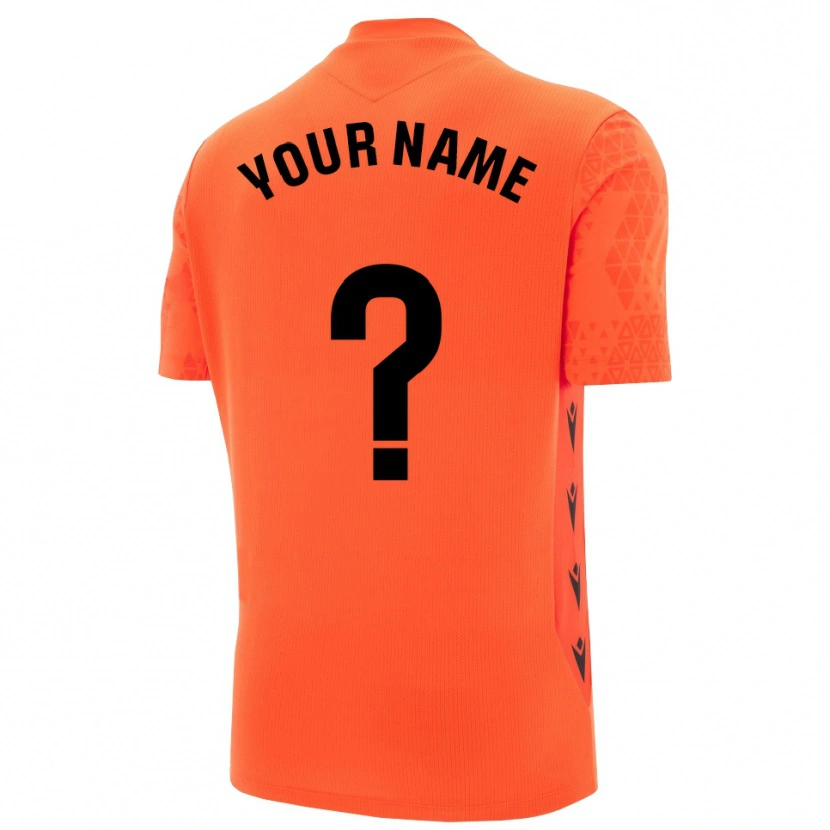 Danxen Women UD Almeria Orange Black Goalkeeper Jersey 2025/26 T-Shirt
