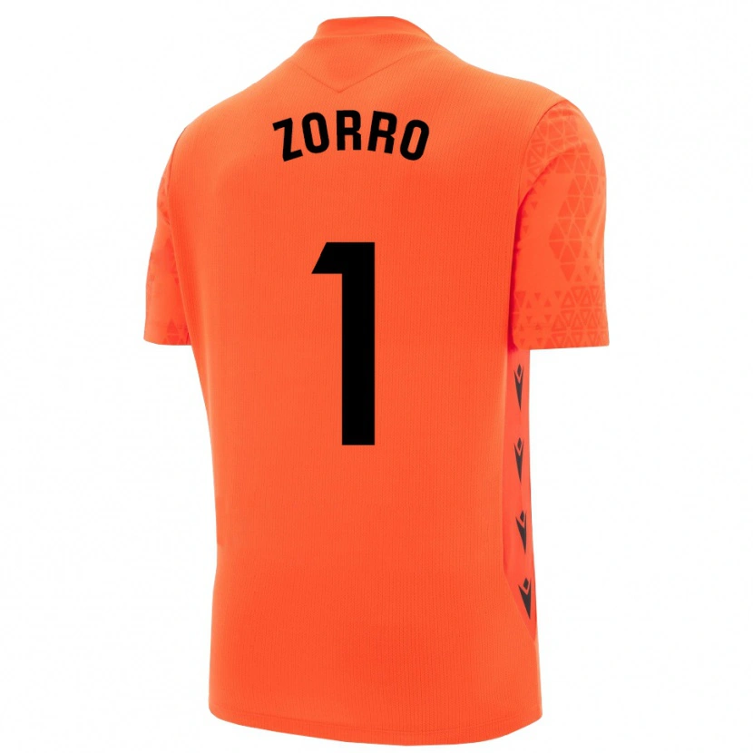 Danxen Women Zorro #1 Orange Black Goalkeeper Jersey 2025/26 T-Shirt