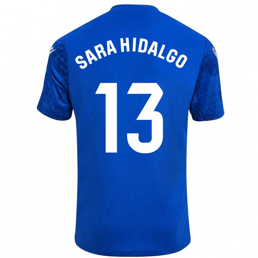 Danxen Women Sara Hidalgo Merino #13 Blue White Goalkeeper Jersey 2025/26 T-Shirt