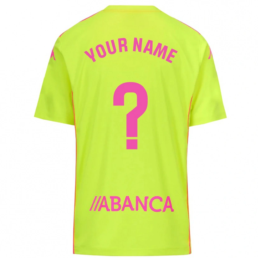 Danxen Women Deportivo de La Coruna Yellow Green Goalkeeper Jersey 2025/26 T-Shirt
