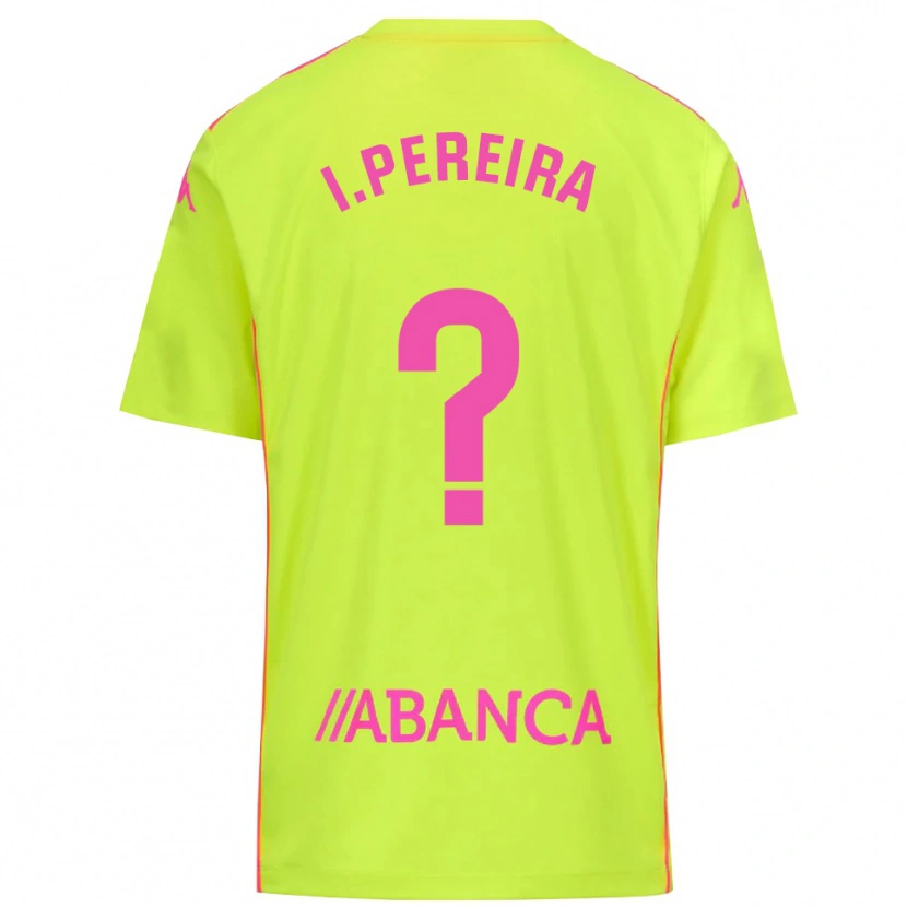 Danxen Women Inês Pereira #0 Yellow Green Goalkeeper Jersey 2025/26 T-Shirt