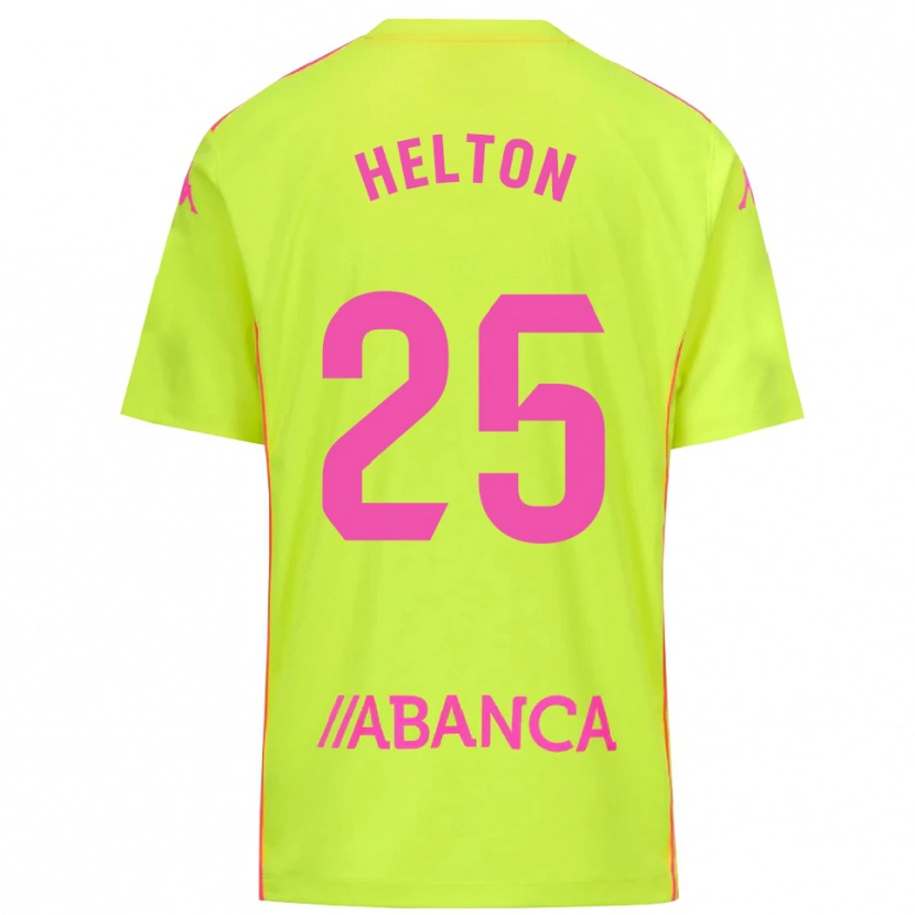 Danxen Women Helton Leite #25 Yellow Green Goalkeeper Jersey 2025/26 T-Shirt