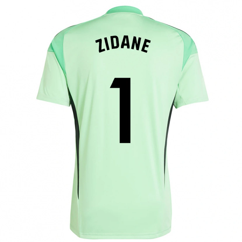 Danxen Women Luca Zidane #1 Light Orange Black Goalkeeper Jersey 2025/26 T-Shirt
