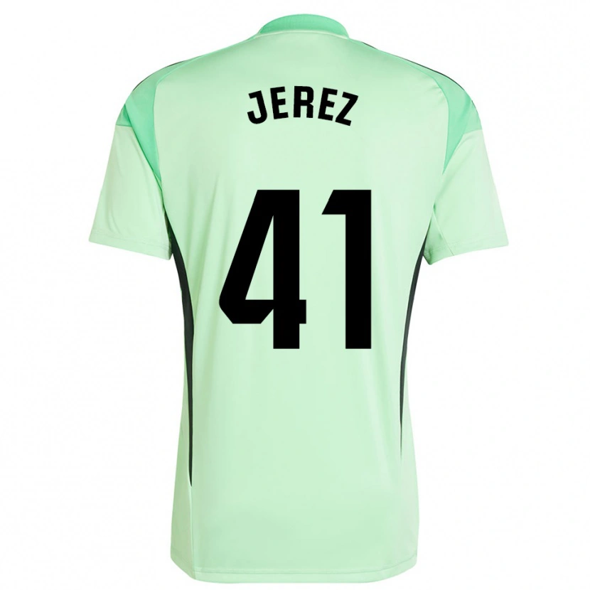Danxen Women Adrián Jerez #41 Light Orange Black Goalkeeper Jersey 2025/26 T-Shirt