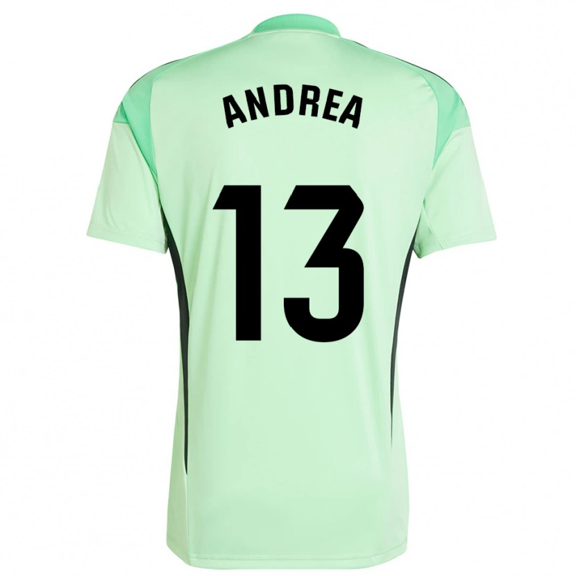 Danxen Women Andrea Romero Burgos #13 Light Orange Black Goalkeeper Jersey 2025/26 T-Shirt