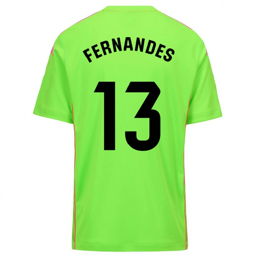 Danxen Women Guilherme Fernandes #13 Lirme Deep Pink Goalkeeper Jersey 2025/26 T-Shirt