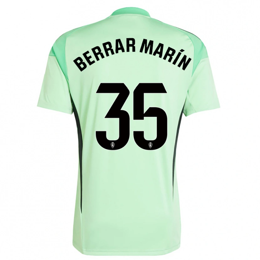 Danxen Women Sergio Berrar #35 Medium Spring Green Goalkeeper Jersey 2025/26 T-Shirt