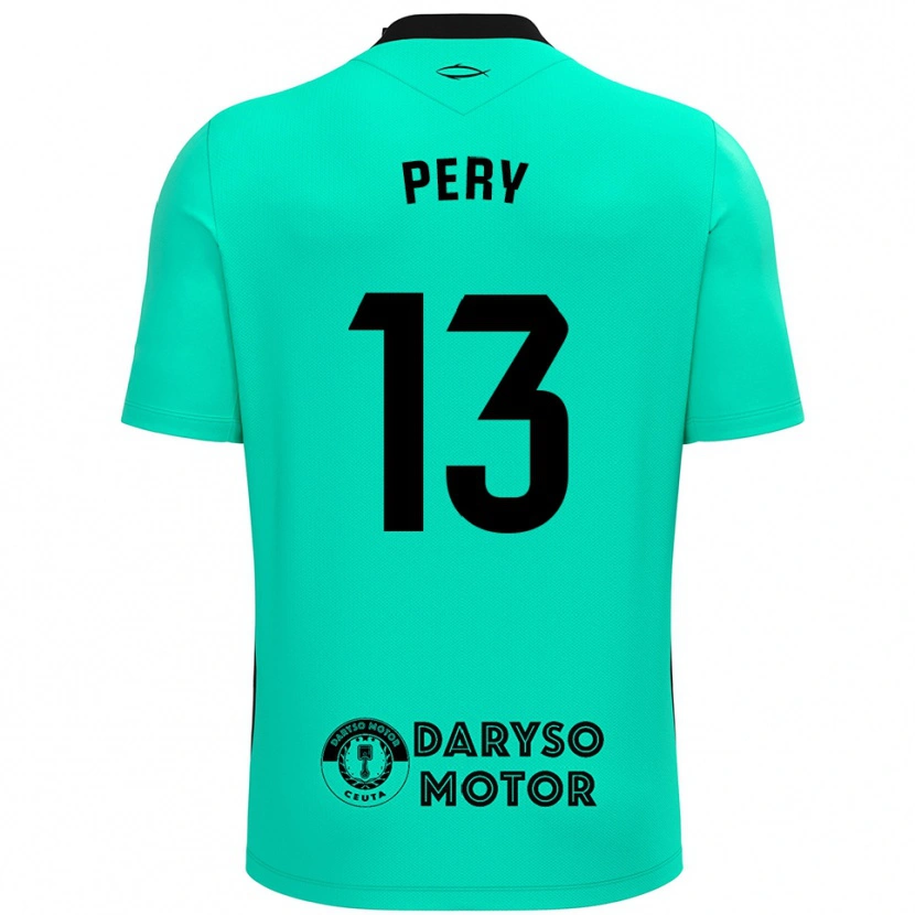 Danxen Women Pery #13 Turquoise Black Goalkeeper Jersey 2025/26 T-Shirt