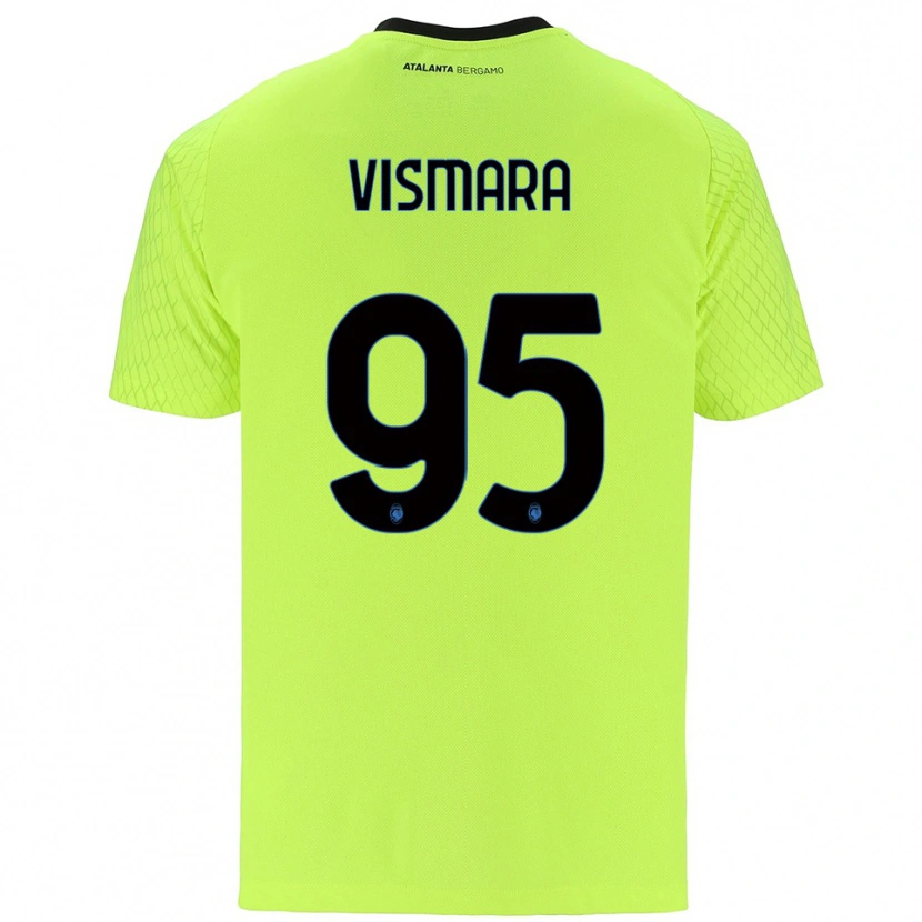 Danxen Women Paolo Vismara #95 Yellow Green Red Goalkeeper Jersey 2025/26 T-Shirt