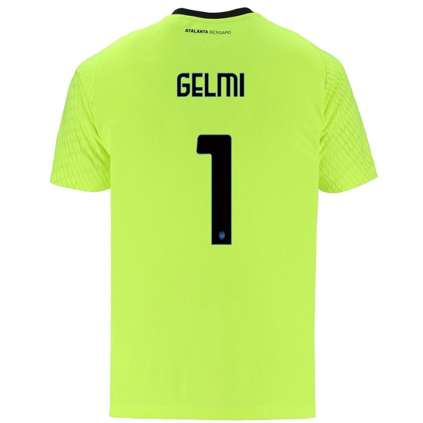 Danxen Women Ludovico Gelmi #1 Yellow Green Red Goalkeeper Jersey 2025/26 T-Shirt