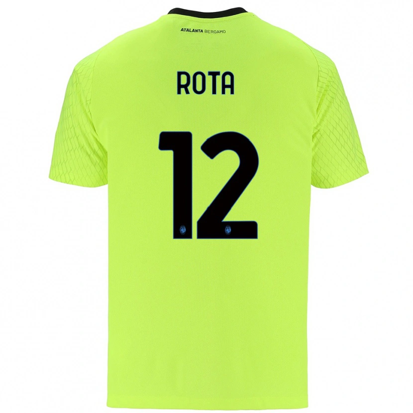 Danxen Women Nicolò Rota #12 Yellow Green Red Goalkeeper Jersey 2025/26 T-Shirt