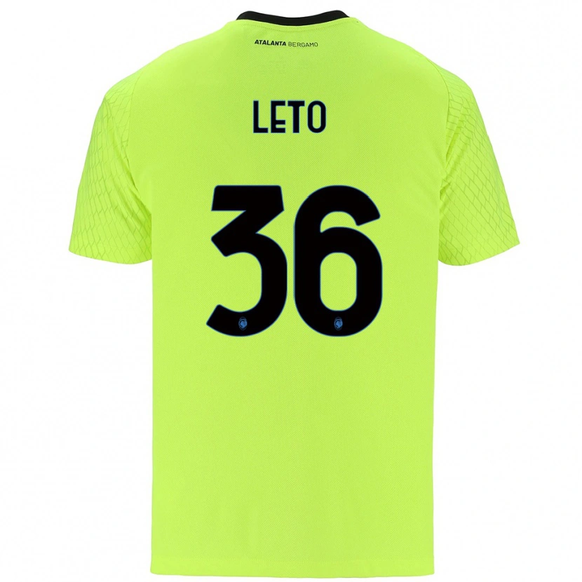 Danxen Women Manuel Leto #36 Yellow Green Red Goalkeeper Jersey 2025/26 T-Shirt