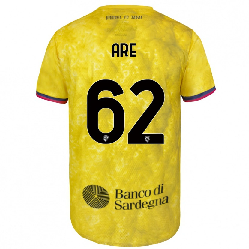 Danxen Women Emmanuele Are #62 Yellow Black Goalkeeper Jersey 2025/26 T-Shirt