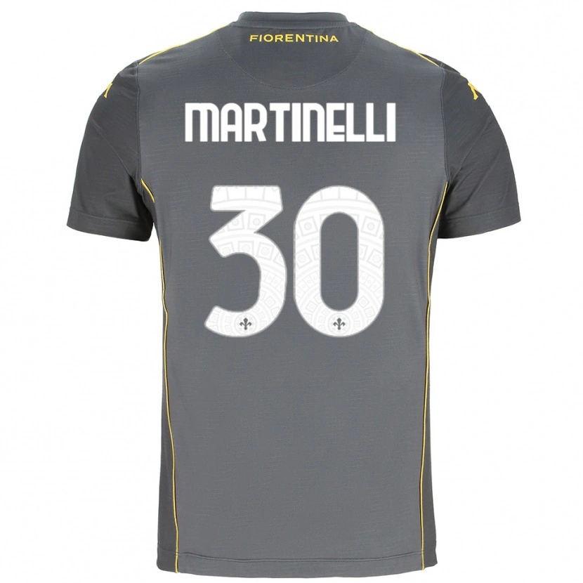 Danxen Women Tommaso Martinelli #30 Dark Gray Yellow Goalkeeper Jersey 2025/26 T-Shirt